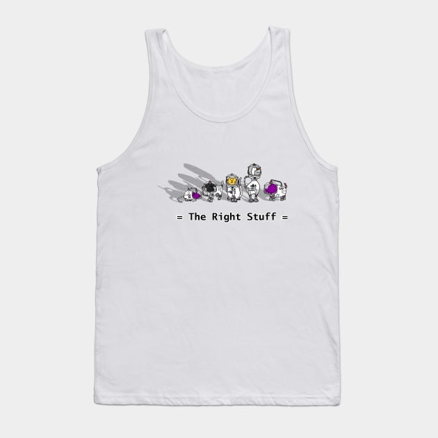 Sci Fi Astronaut Animals Space Crew 2420 Tank Top by ellenhenryart